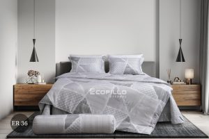 Bộ chăn ga tencel Eco Rosa ER36 Ecopillo