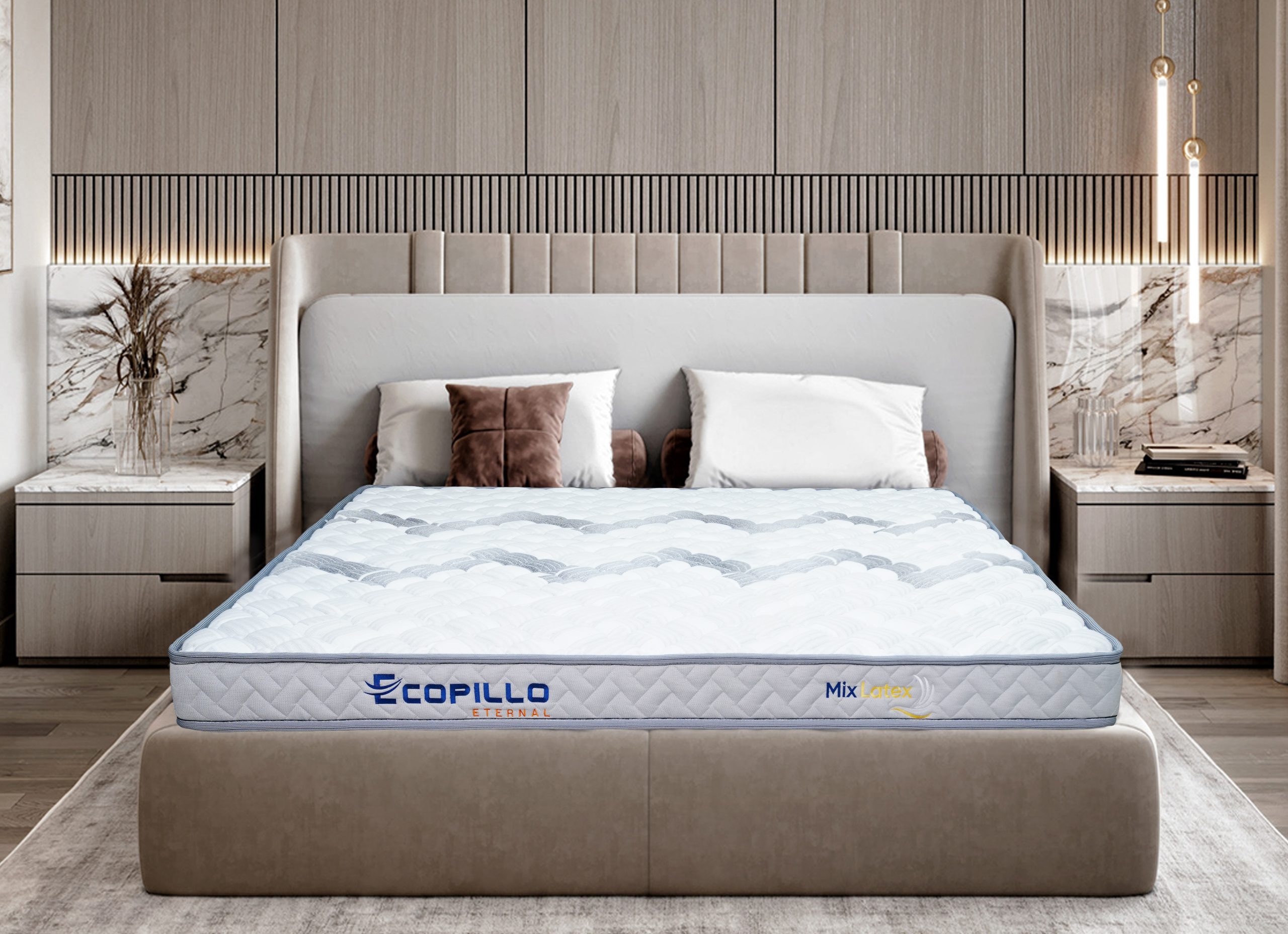 Đệm bông ép cao cấp Mix Latex Ecopillo Đệm bông ép cao cấp Mix Latex Ecopillo
