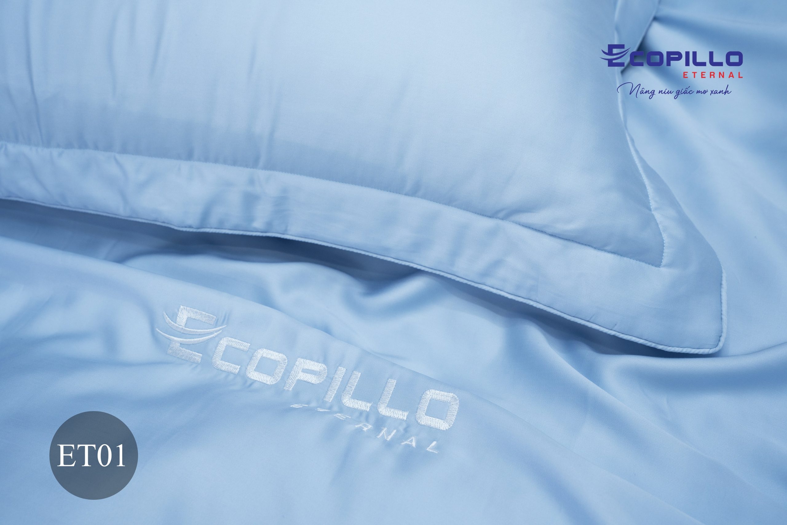 Bộ chăn ga gối cao cấp Eco Tera ET01 Bộ chăn ga gối cao cấp Eco Tera ET01 Ecopillo