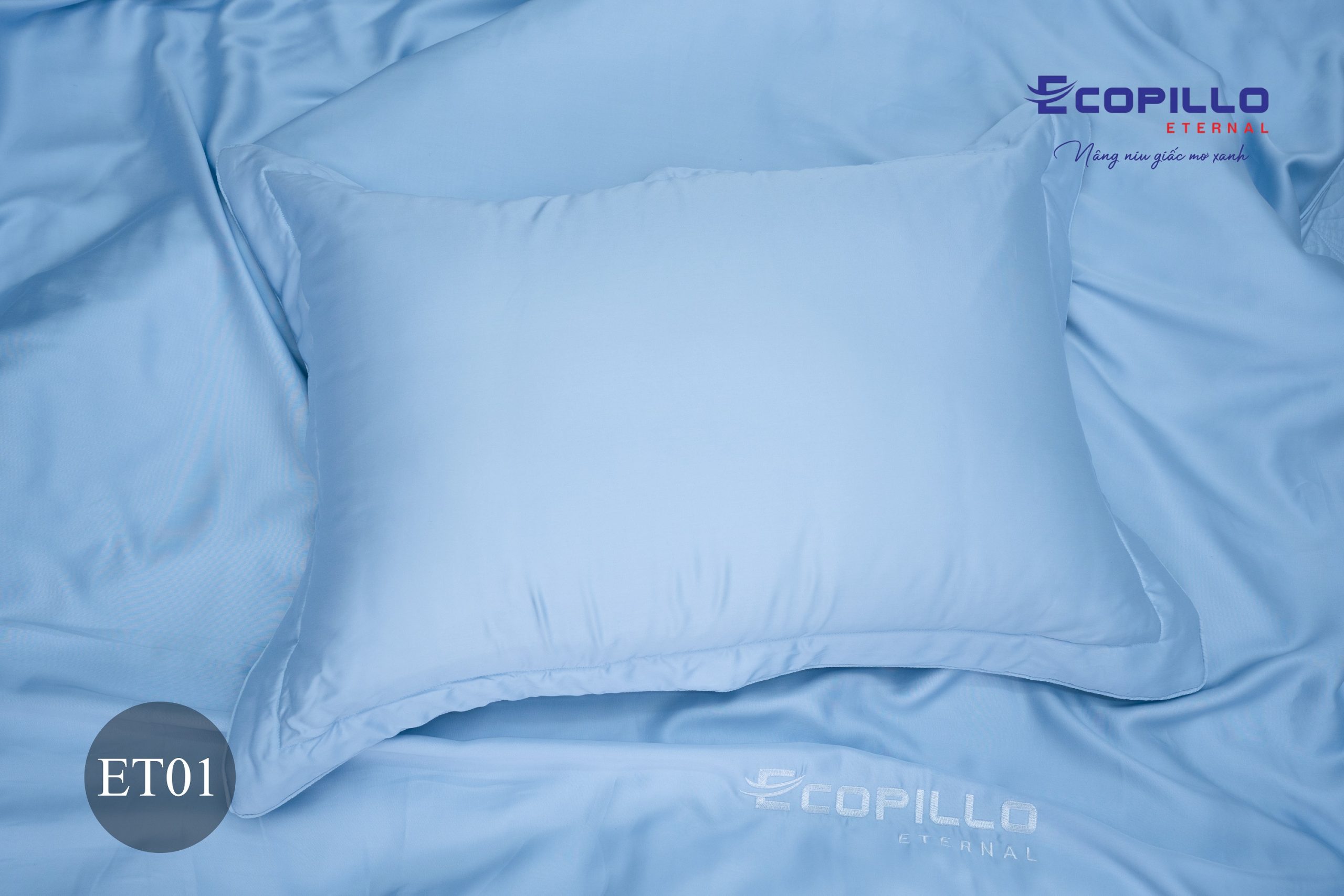 Bộ chăn ga gối cao cấp Eco Tera ET01 Bộ chăn ga gối cao cấp Eco Tera ET01 Ecopillo