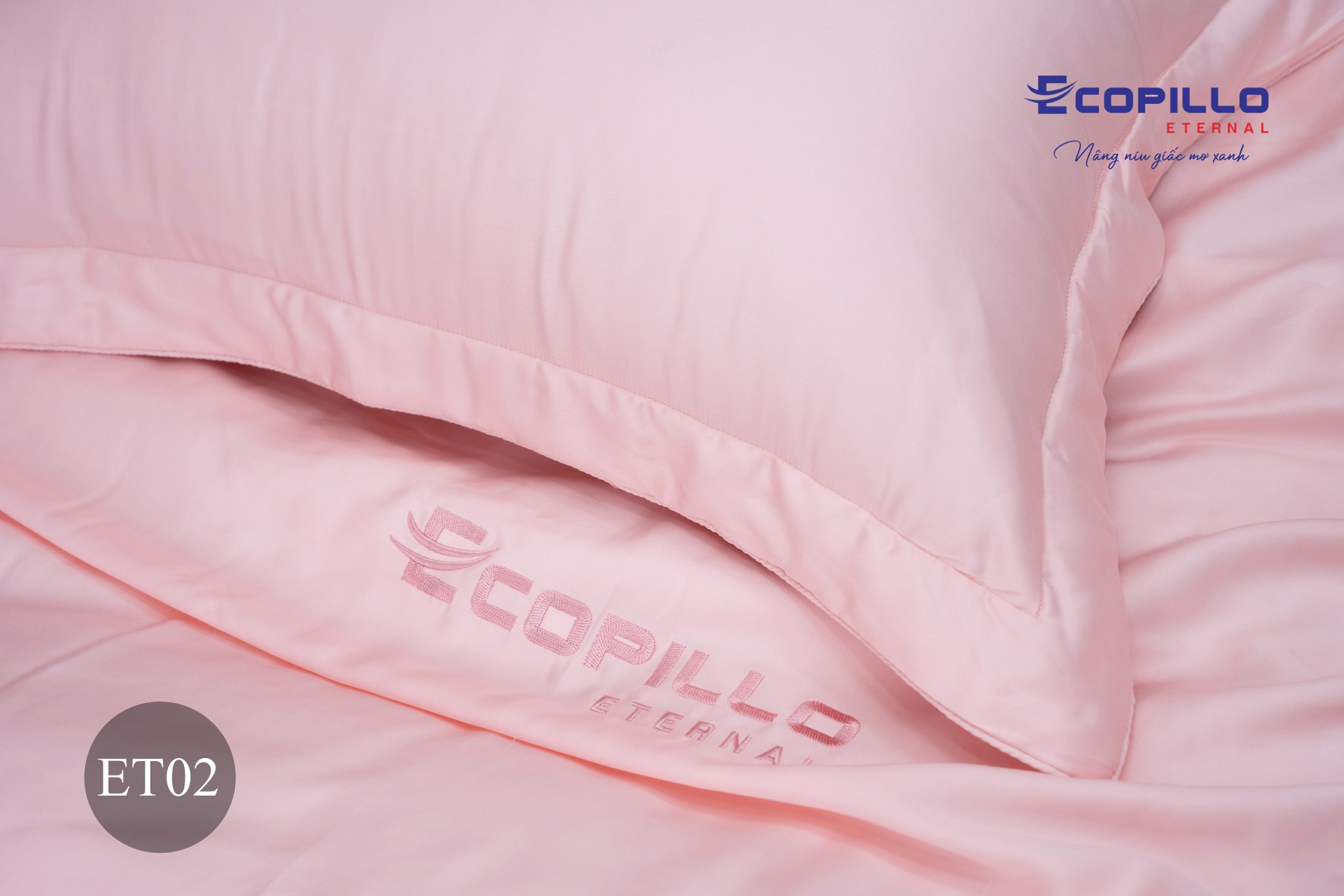 Bộ chăn ga gối cao cấp Eco Tera ET02 Bộ chăn ga gối cao cấp Eco Tera ET02 Ecopillo