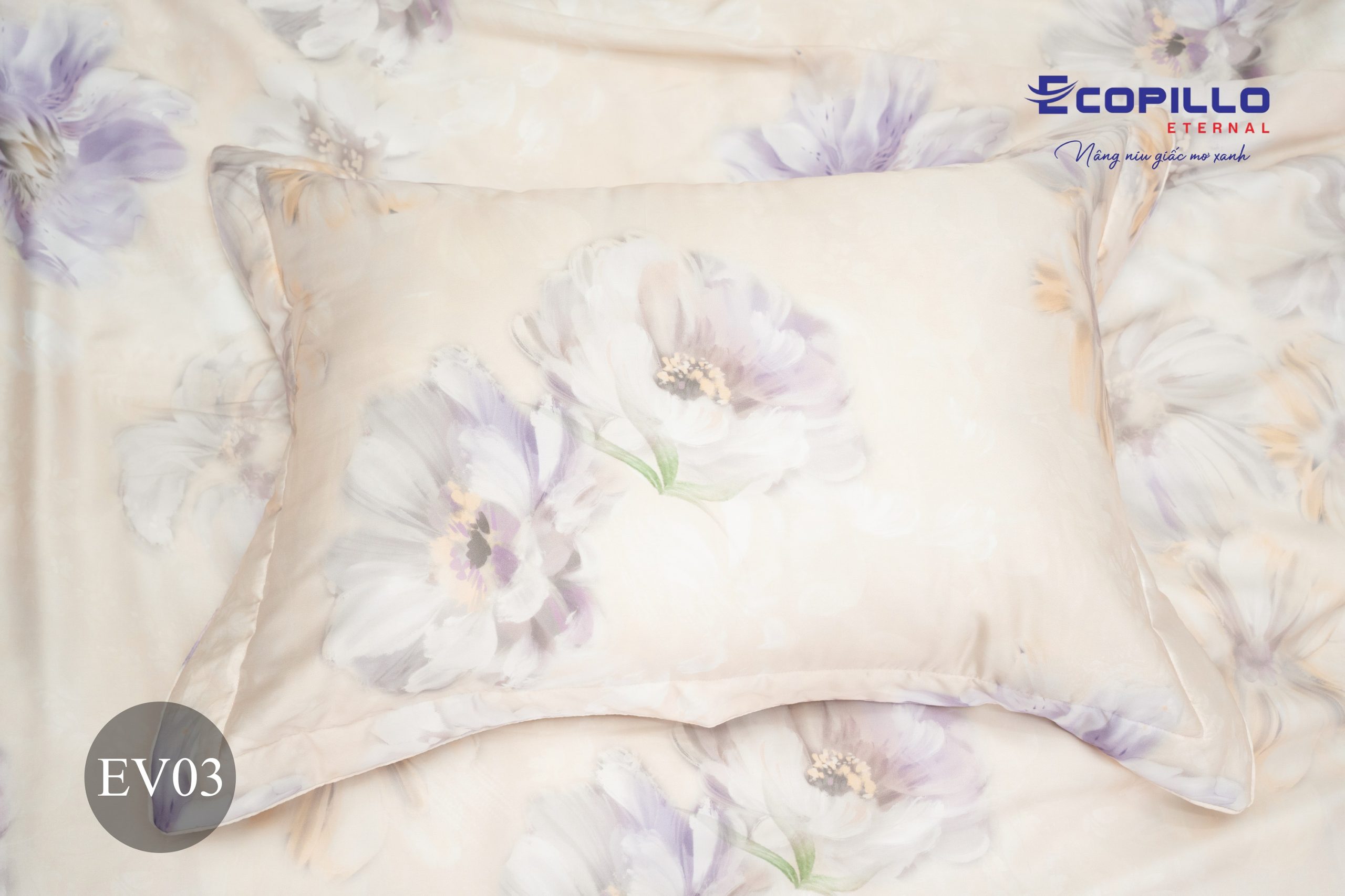 Bộ chăn ga gối cao cấp Eco Vera EV03 Bộ chăn ga gối cao cấp Eco Vera EV03 Ecopillo
