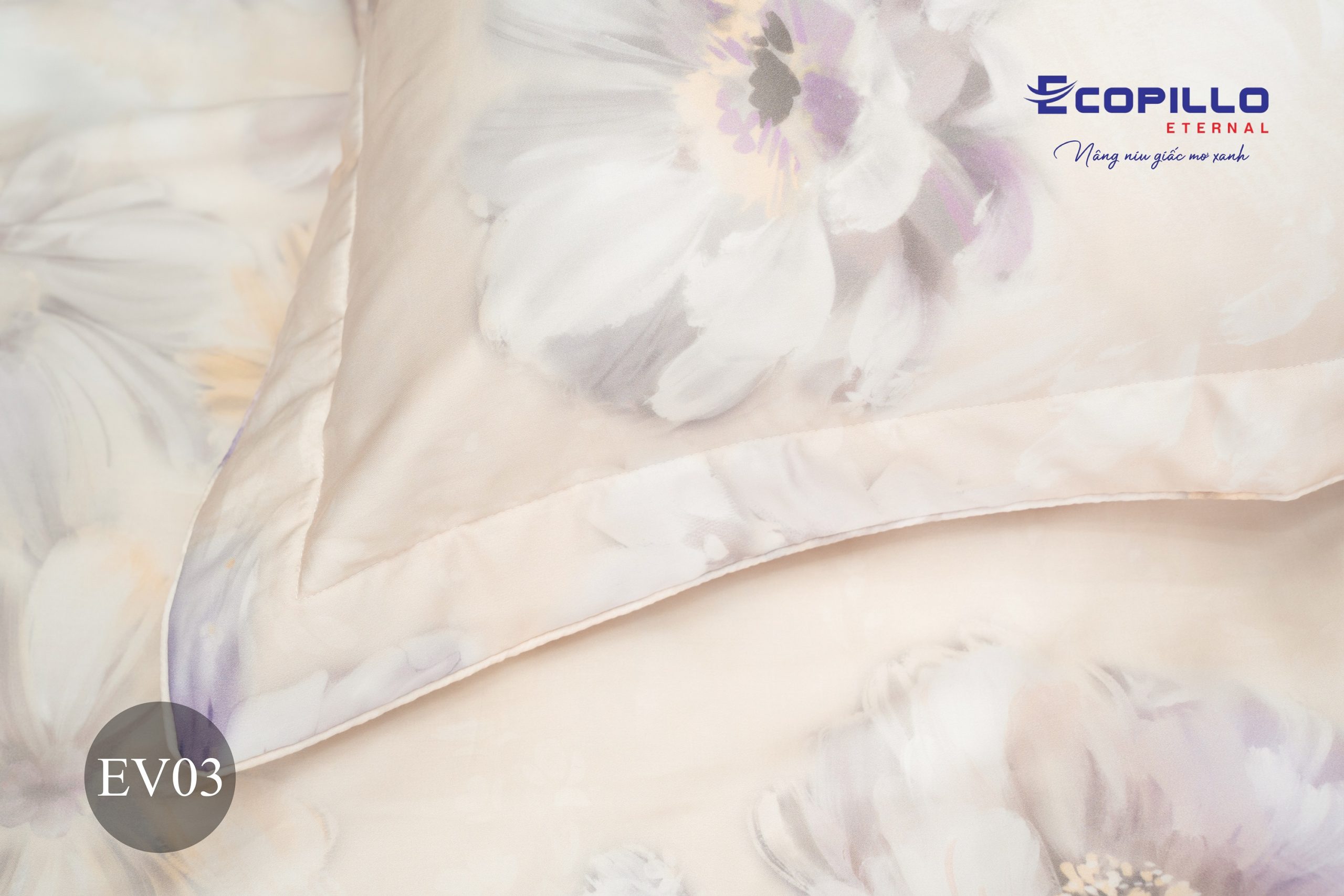Bộ chăn ga gối cao cấp Eco Vera EV03 Bộ chăn ga gối cao cấp Eco Vera EV03 Ecopillo