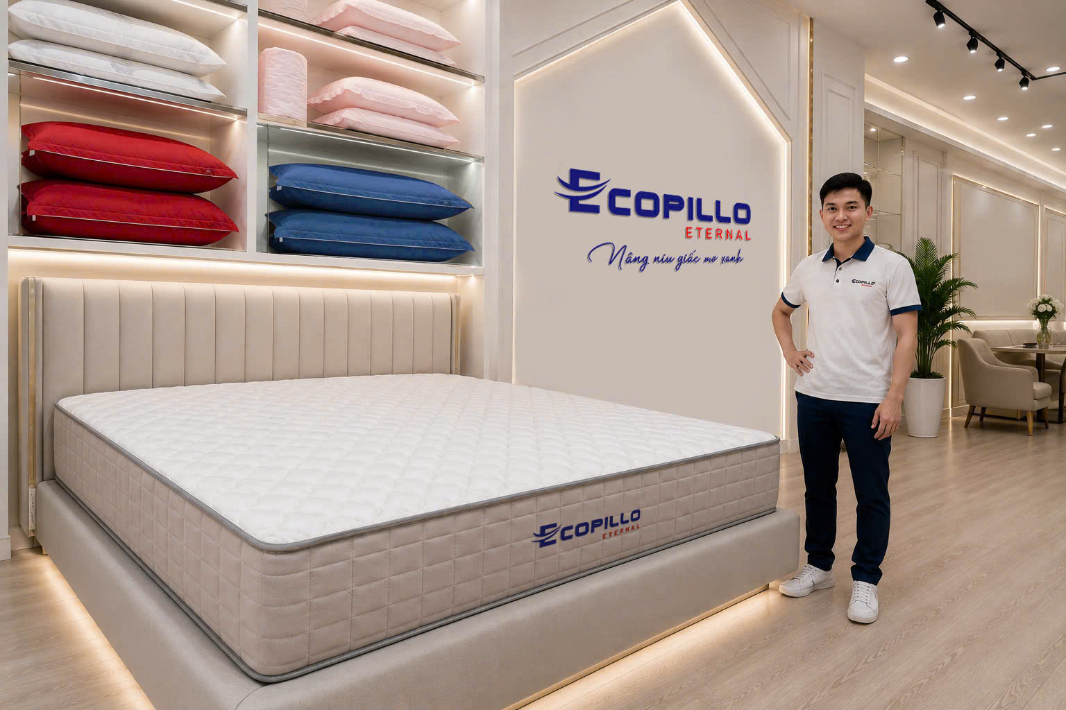 Đệm lò xo Eco Fresh Ecopillo