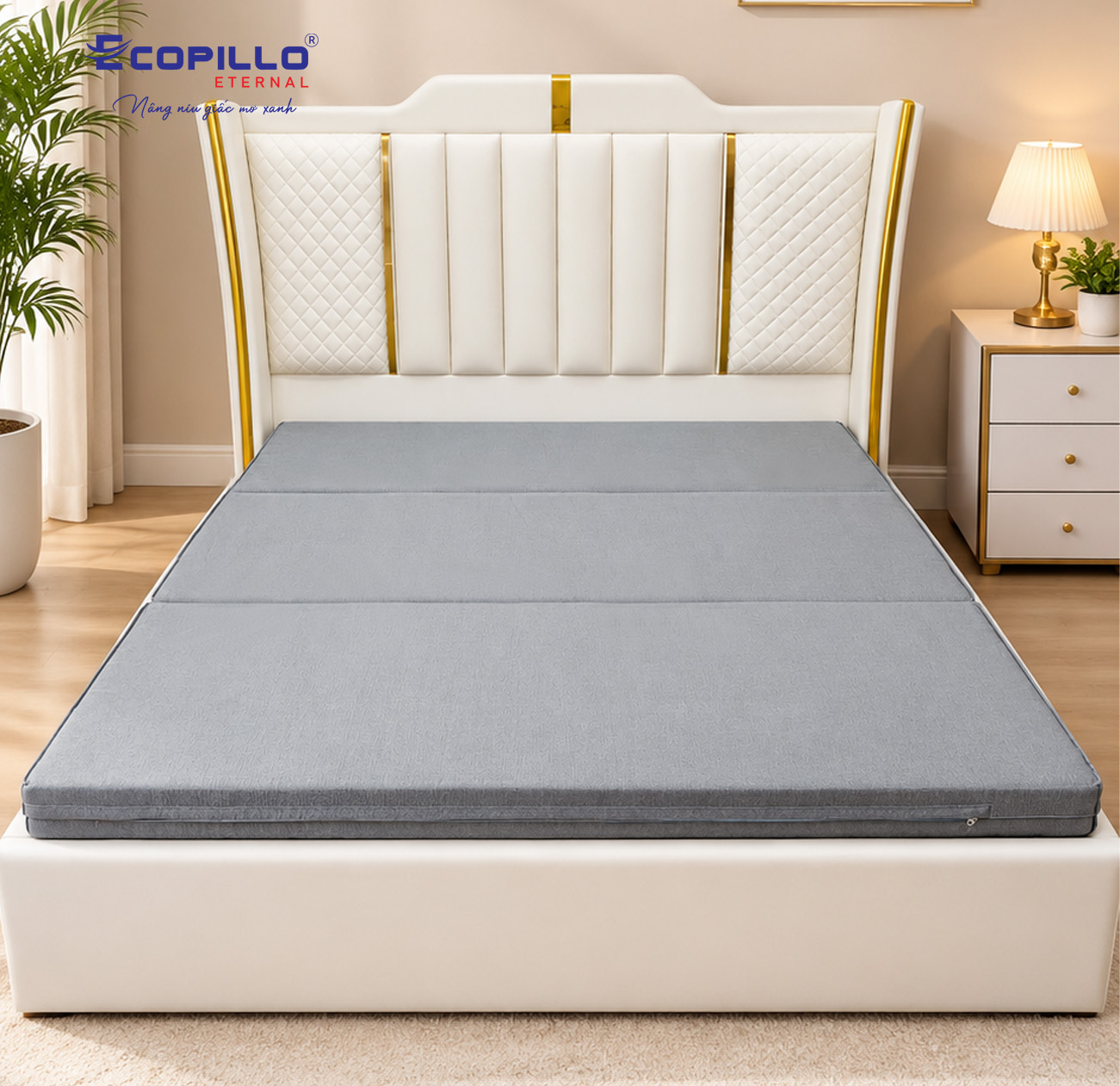Đệm bông Gấm thuần khiết Ecopillo Đệm bông Gấm thuần khiết Ecopillo
