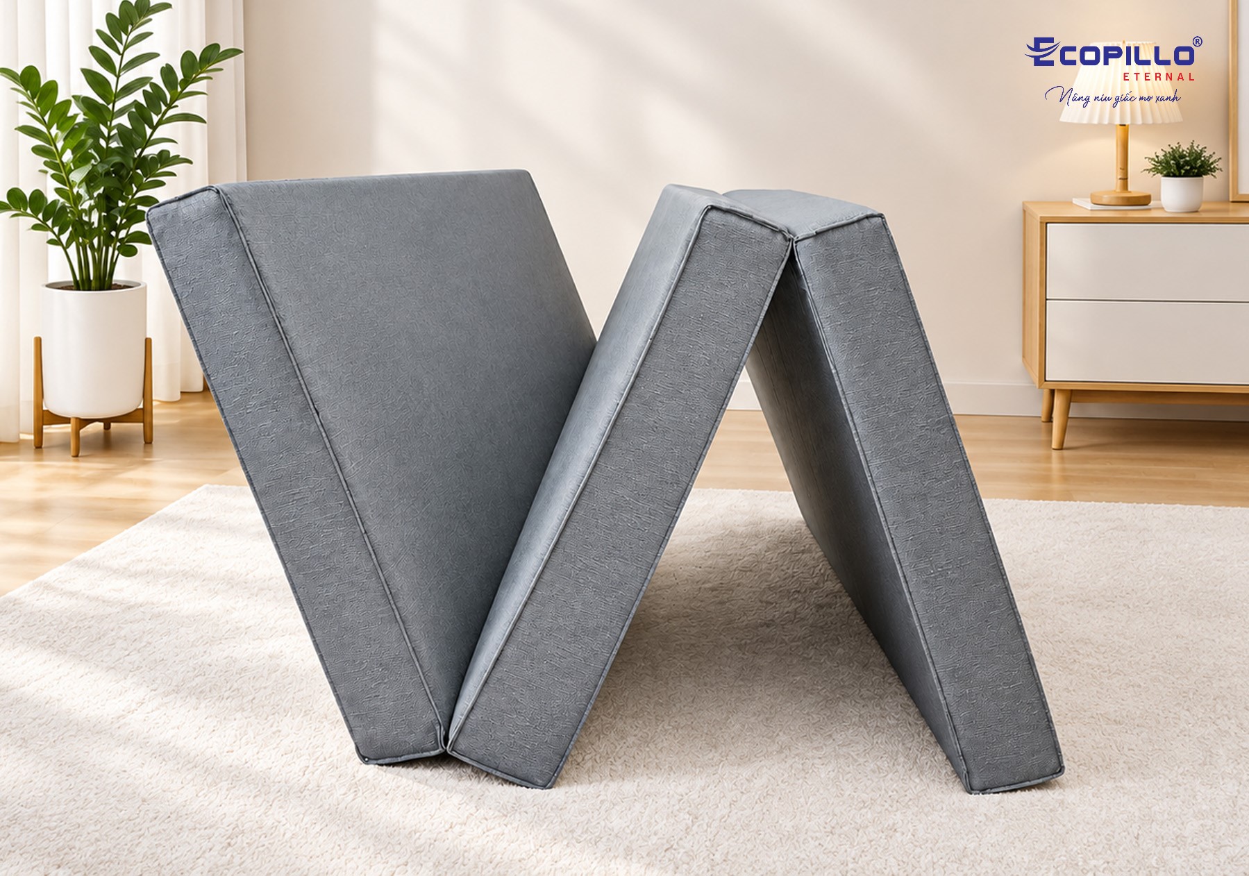 Đệm bông Gấm thuần khiết Ecopillo Đệm bông Gấm thuần khiết Ecopillo